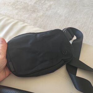 lululemon athletica Black Belt Bag - Minimal Crossbody Pouch
